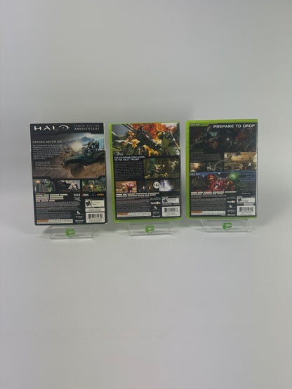 Lot of 6 Microsoft Xbox 360 Games Halo Franchise Bundle