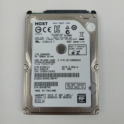 HGST and more 2.5" 320GB To 1TB SATA HDD Hard Disk Bundle Qty 5