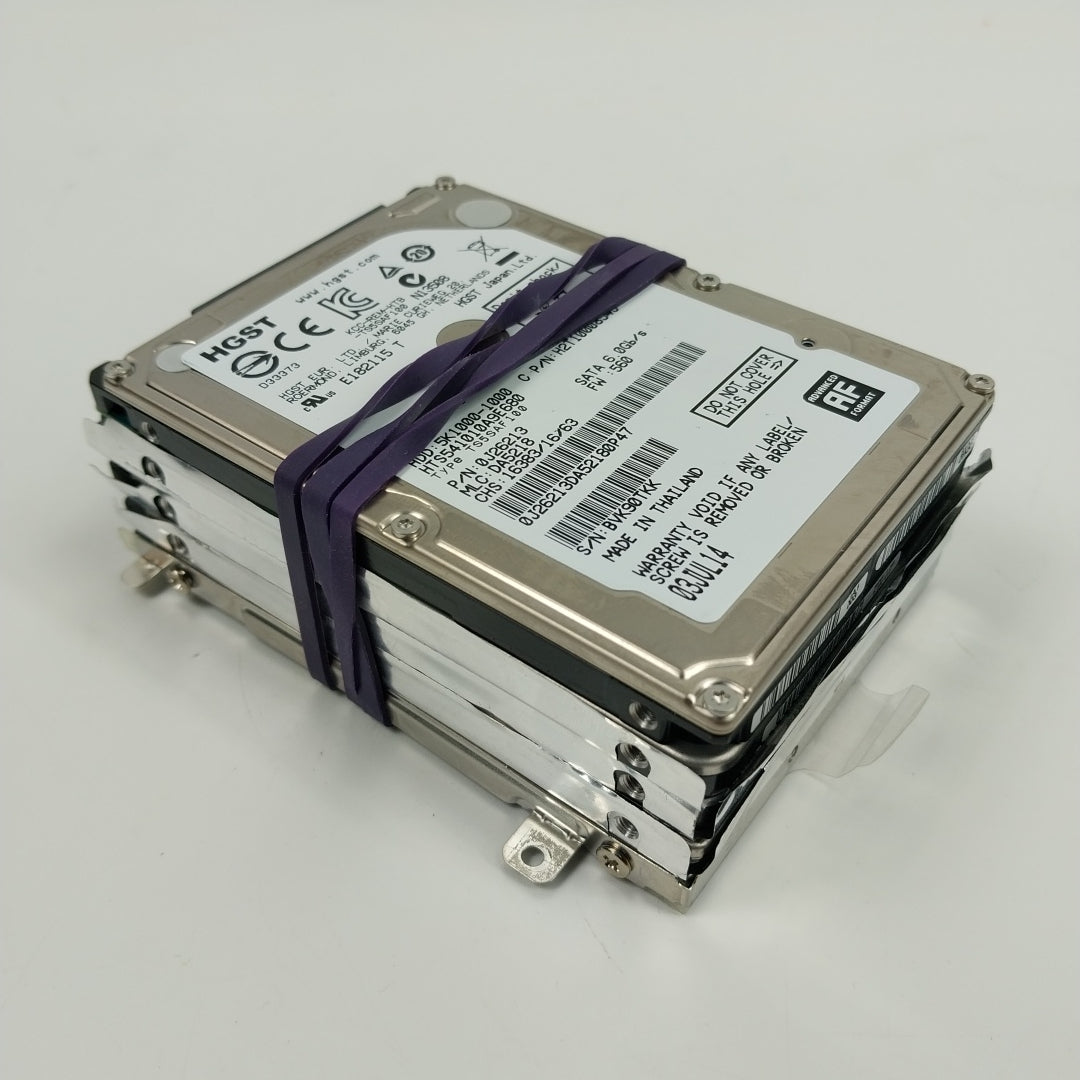 HGST and more 2.5" 320GB To 1TB SATA HDD Hard Disk Bundle Qty 5