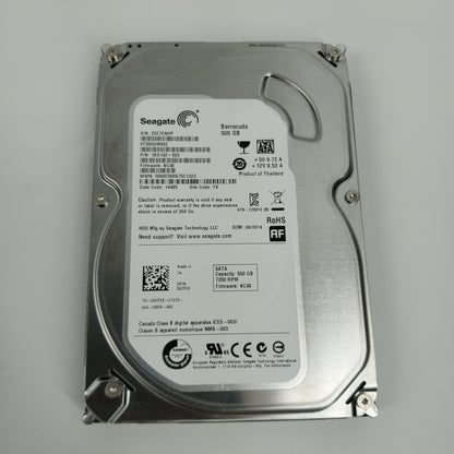 Seagate Barracuda ST500DM002 500GB HDD 1BD142-543 Hard Disk Drive Qty 2