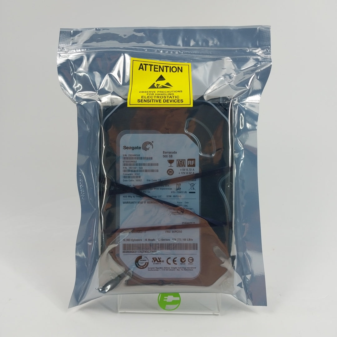 Seagate Barracuda ST500DM002 500GB HDD 1BD142-543 Hard Disk Drive Qty 2