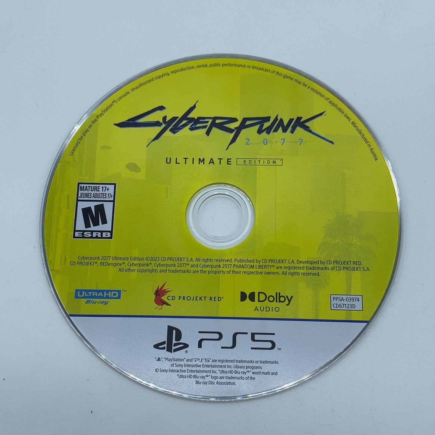Cyberpunk 2077: Ultimate Edition (Sony PlayStation 5 PS5, 2023)