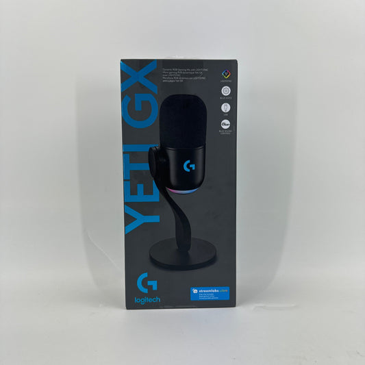 New Logitech Yeti GX Black 988-000567 For PC