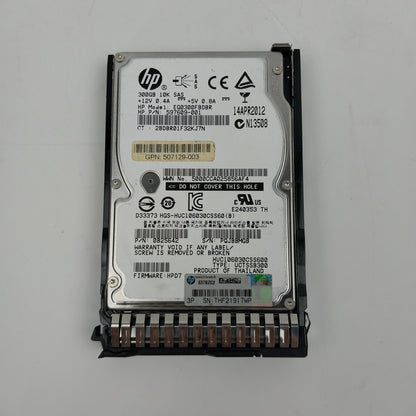 HP 2.5" EG0300FBDBR 300GB 10K SAS HDD 597609-001 Hard Disk Drive