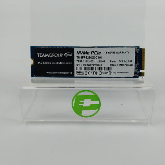 TeamGroup M.2 TM8FP6256G 256GB NVMe M.2 SSD 0C101 Solid State Drive