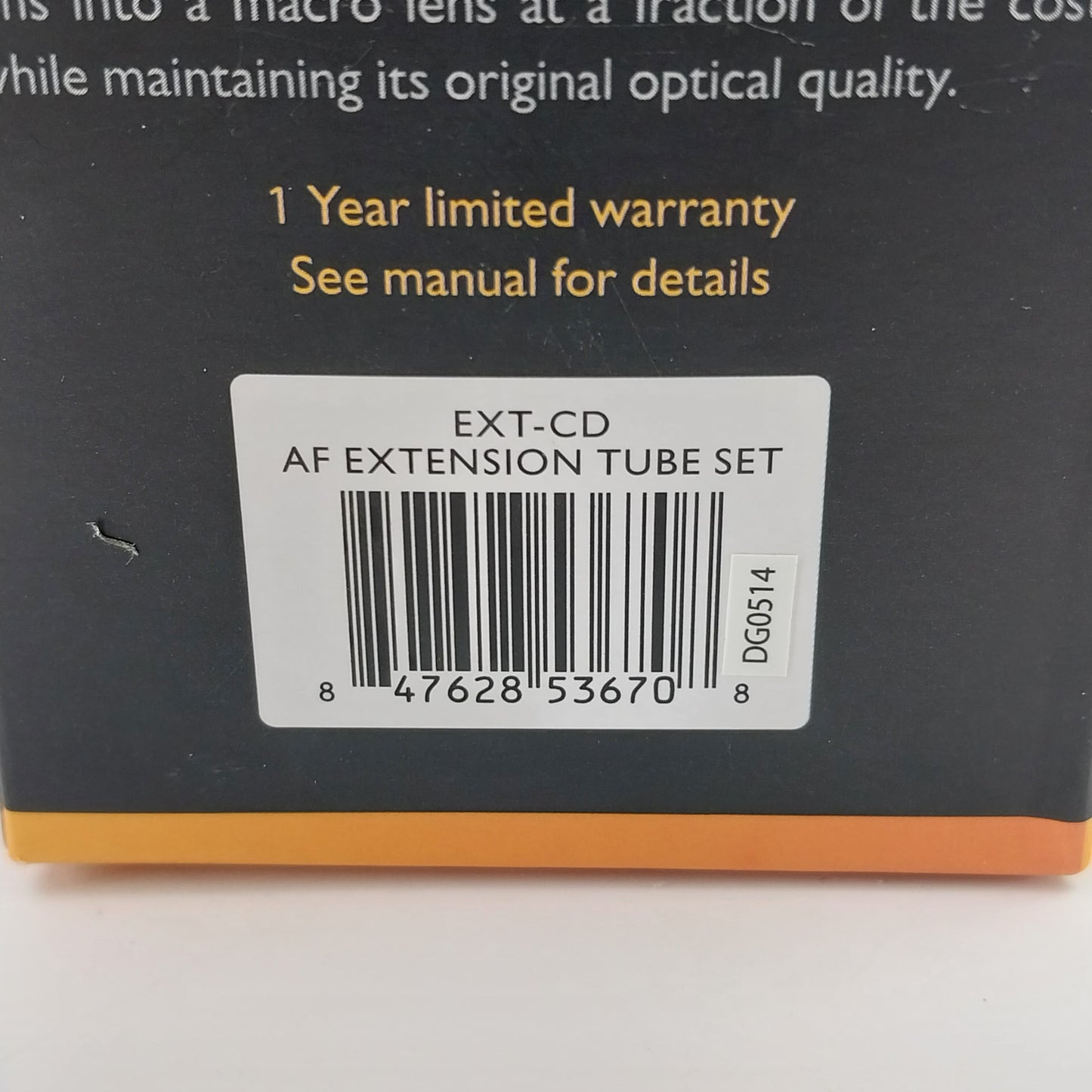 Vello EXT-CD AF Extension Tube Set DG0514