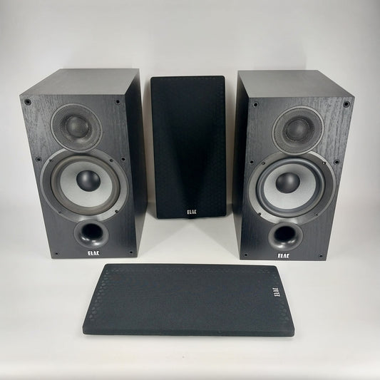 ELAC Debut 2.0 B6.2 Reference Bookshelf Speaker Pair Black DB62-BK