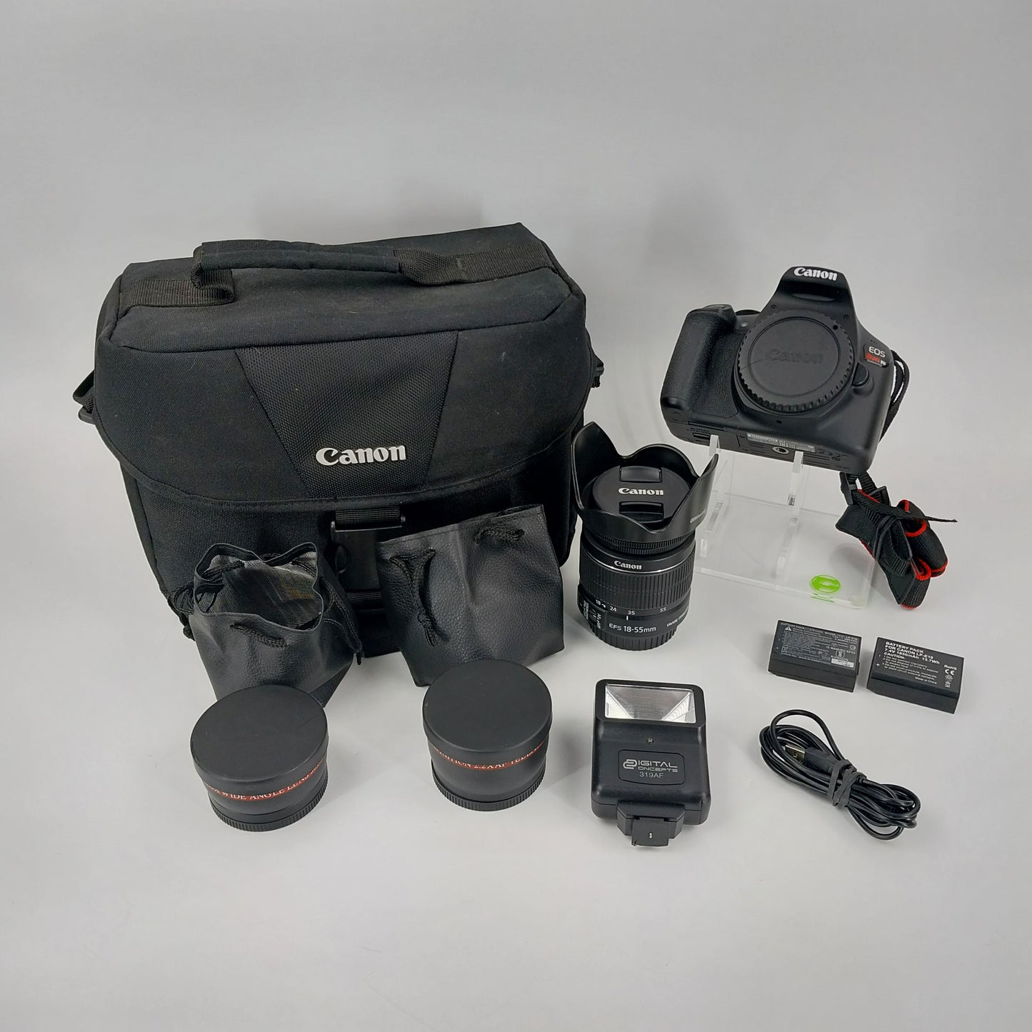 Canon EOS Rebel T6 18.0MP Digital SLR DSLR Camera Kit