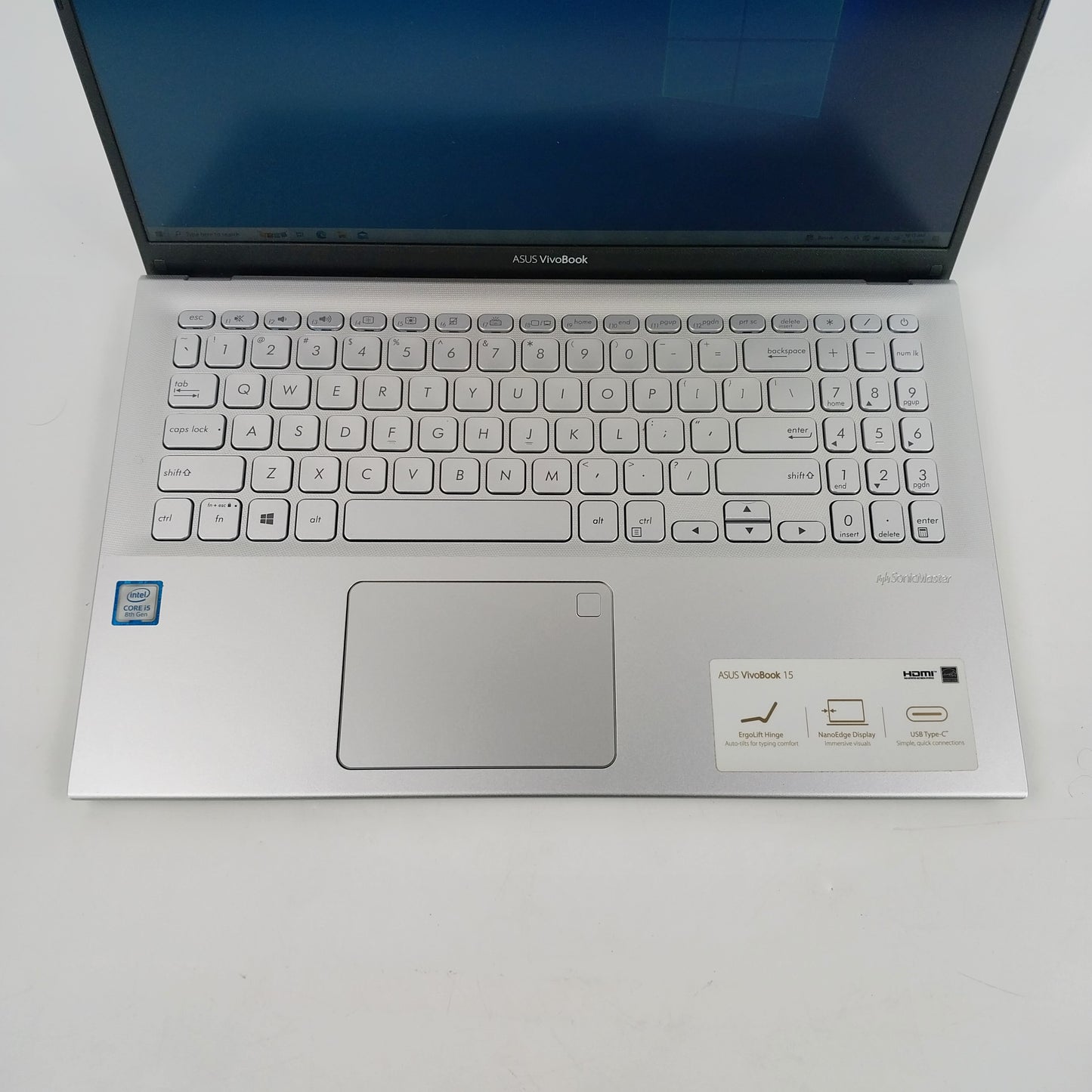 ASUS VivoBook 15 S512FA-DB51 15.6" i5-8265U 1.6GHz 8GB RAM 256GB SSD