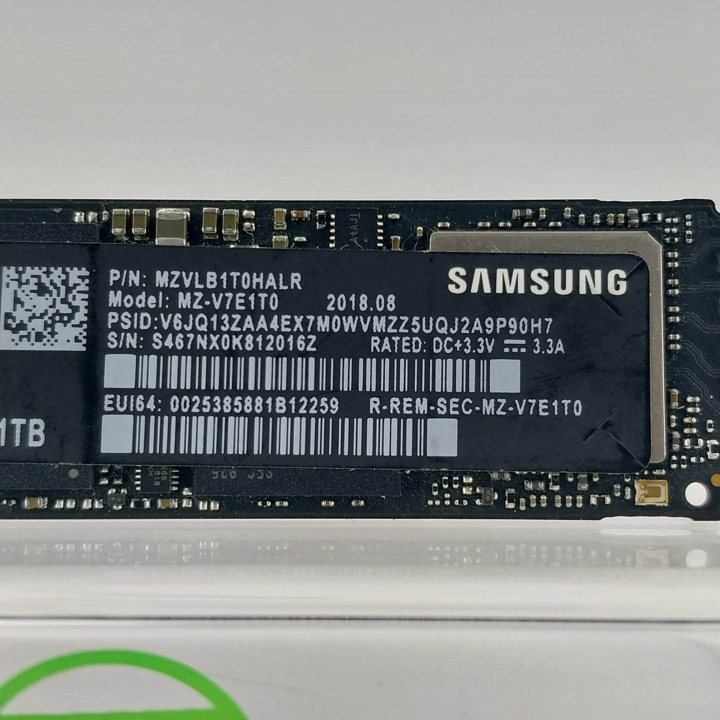 Samsung 2280mm 970 EVO 1TB NVMe M.2 SSD MZVLB1T0HALR Solid State Drive