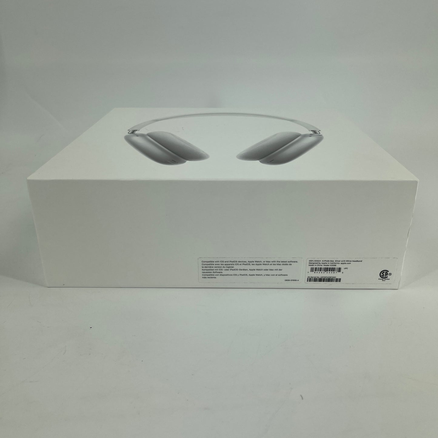 Apple AirPods Max Wireless Over-Ear Headphones Silver A2096