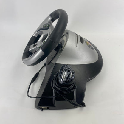 Mad Catz MC2 Racing Wheel & Petals Black For Original Xbox