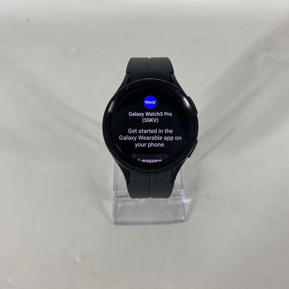 Factory Unlocked Samsung Galaxy Watch5 Pro Titanium Smartwatch SM-R925U