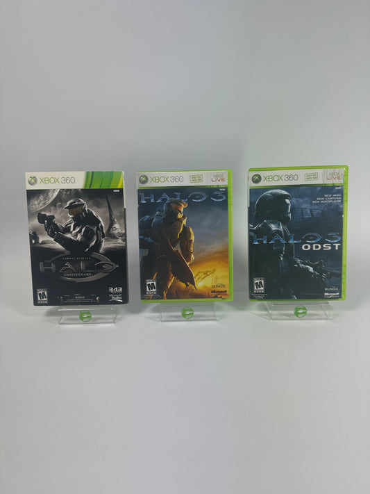 Lot of 6 Microsoft Xbox 360 Games Halo Franchise Bundle