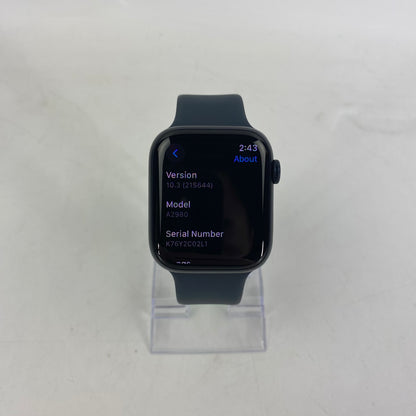 GPS Only Apple Watch Series 9 45MM Aluminum MR9Q3LL/A A2980