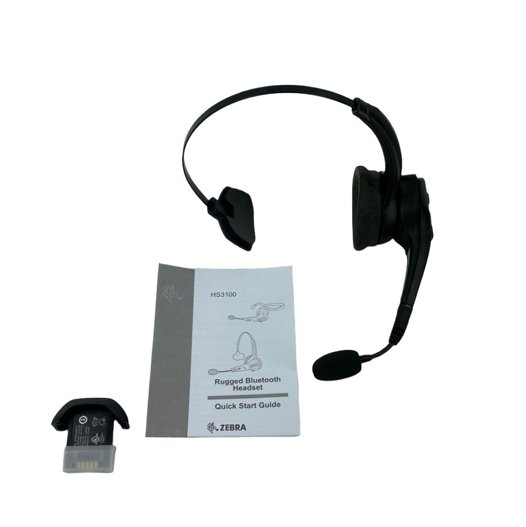 Zebra HS3100 Rugged Bluetooth Headset HS3100-OTH-SB