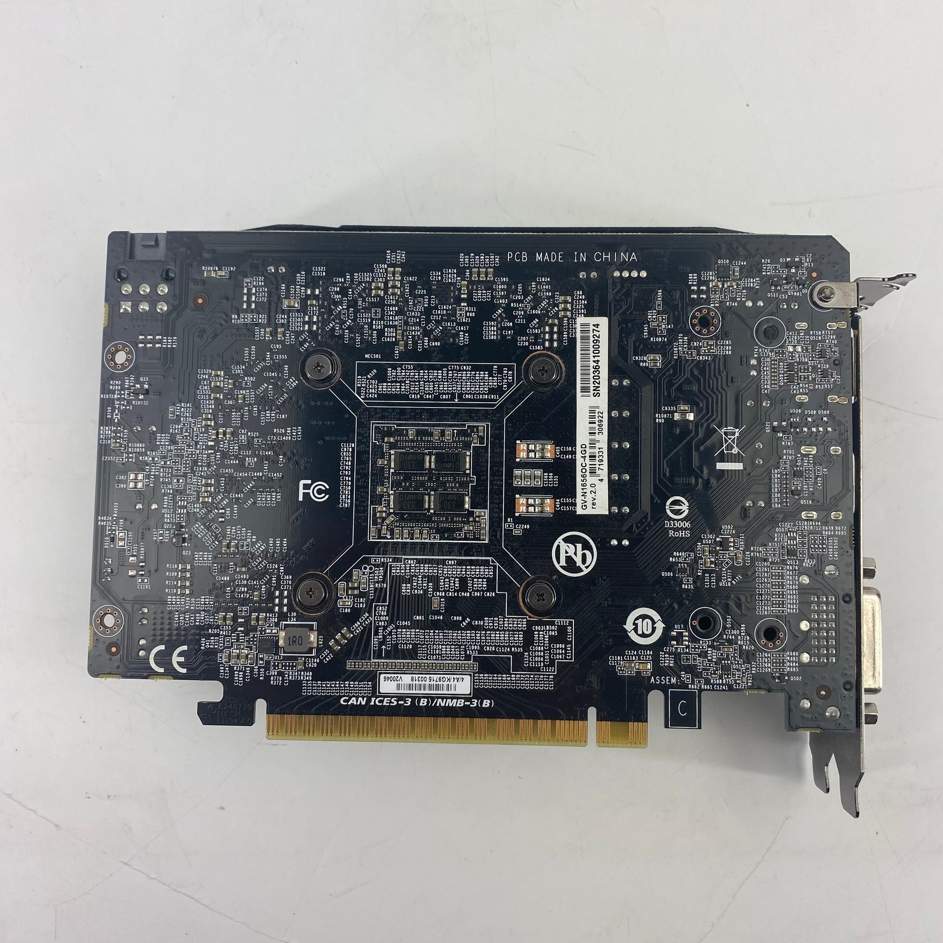 Gigabyte GeForce GTX 1650 4GB GDDR5 Graphics Card GVN1656WF2OC4GD