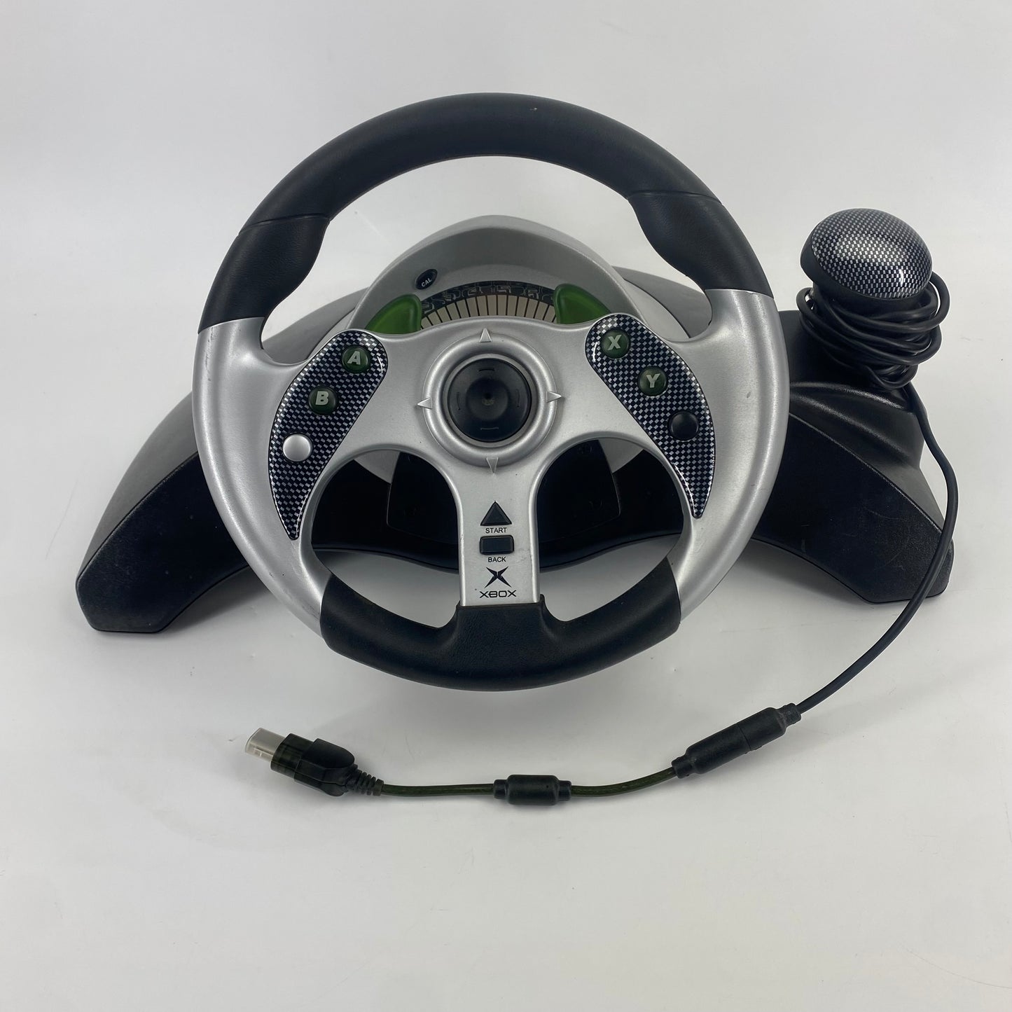 Mad Catz MC2 Racing Wheel & Petals Black For Original Xbox