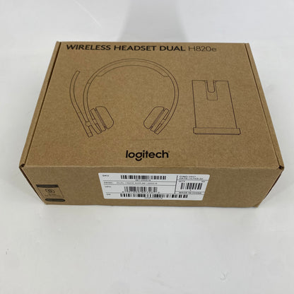 Logitech Wireless Headset Dual H820E Computer Headset Black PC38X