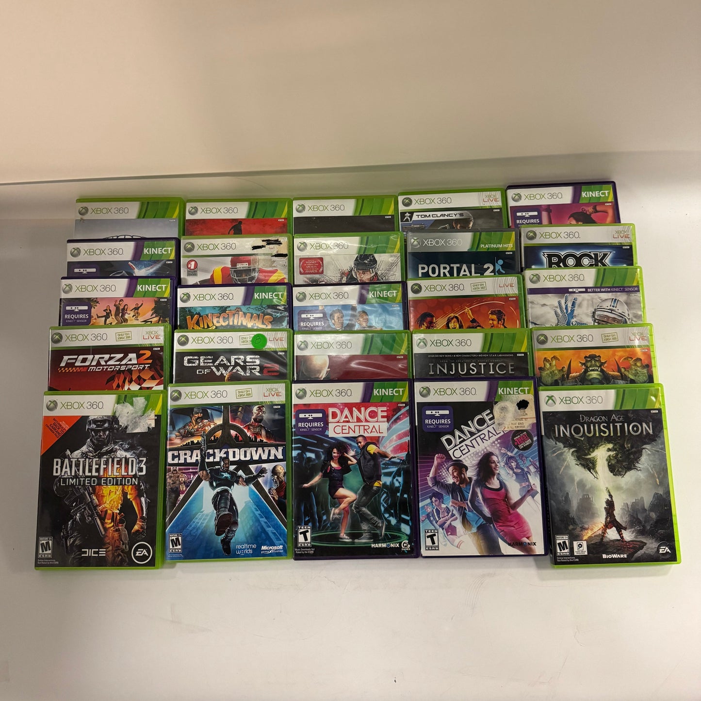 Lot of 25 Microsoft Xbox 360 Games EA Games Dragon Age Dead Island Gears of War