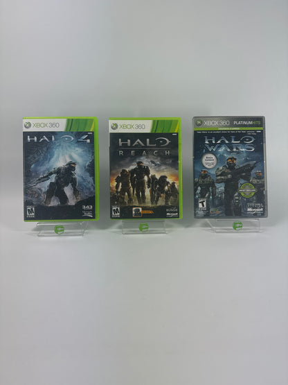 Lot of 6 Microsoft Xbox 360 Games Halo Franchise Bundle