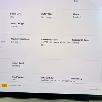 Dell Pro Max 16 Premium MA16250 16" Ultra 9 285H 64GB RAM 1TB PRO 2000 Blackwell
