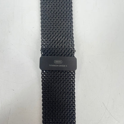 Unlocked Apple Watch Ultra 3 49MM Black Titanium Milanese Loop MF1H4LW/A