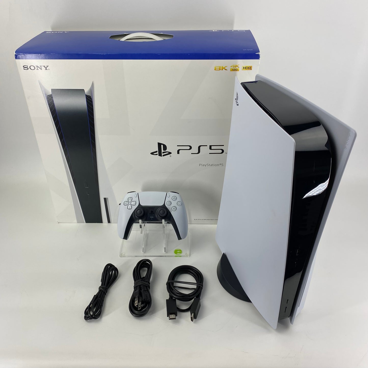 Sony PlayStation 5 Disc Edition PS5 825GB White Console Gaming System CFI-1215A