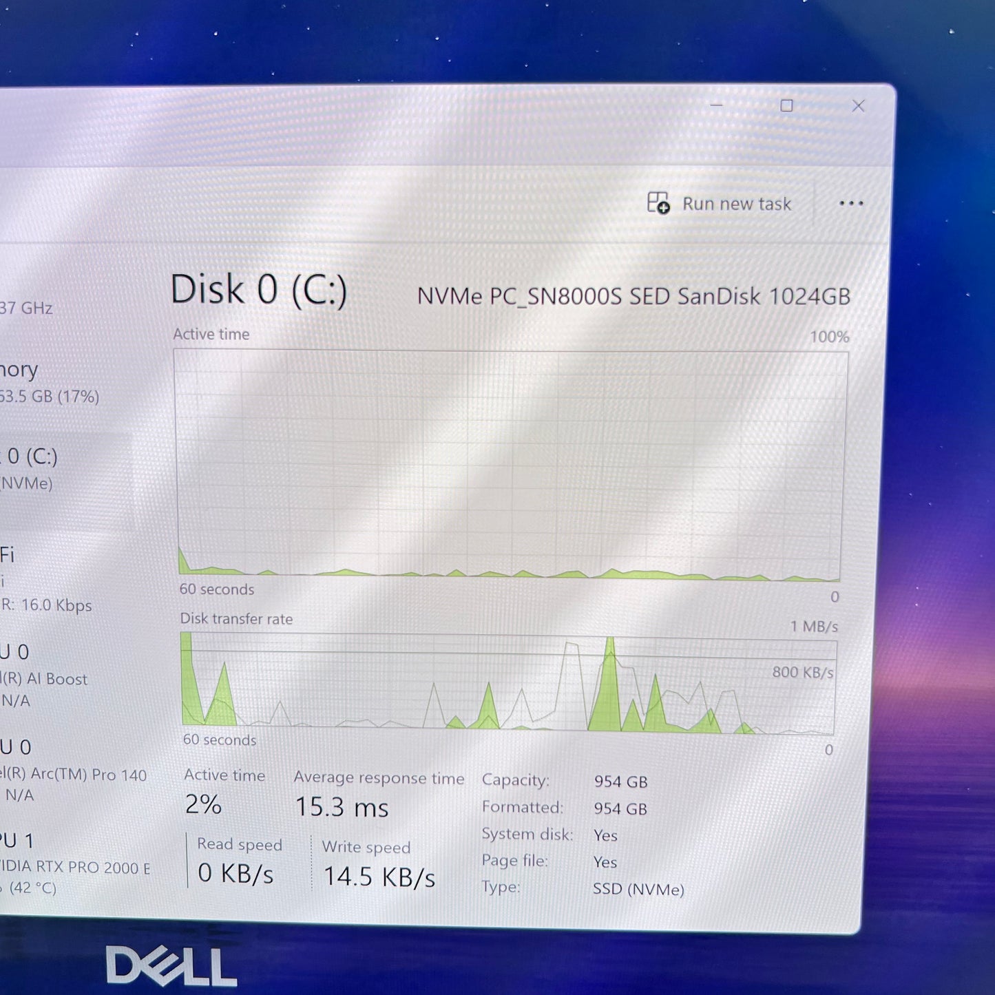 Dell Pro Max 16 Premium MA16250 16" Ultra 9 285H 64GB RAM 1TB PRO 2000 Blackwell