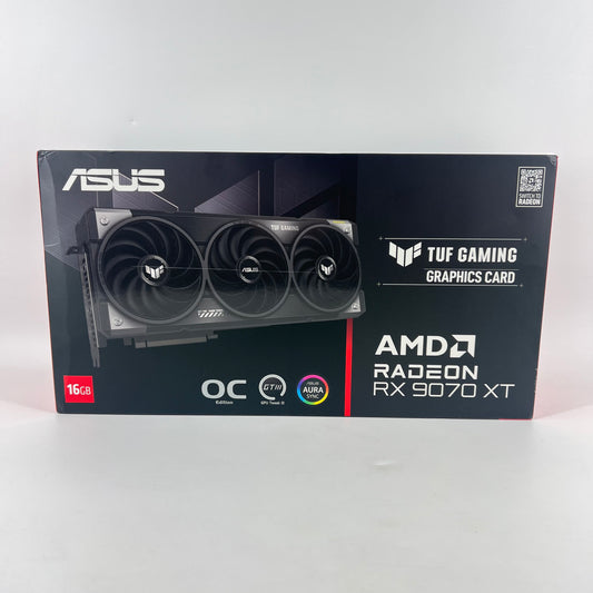 New Asus Radeon RX 9070 XT OC 16GB GDDR6 Graphics Card TUF-RX9070XT-016G-GAMING
