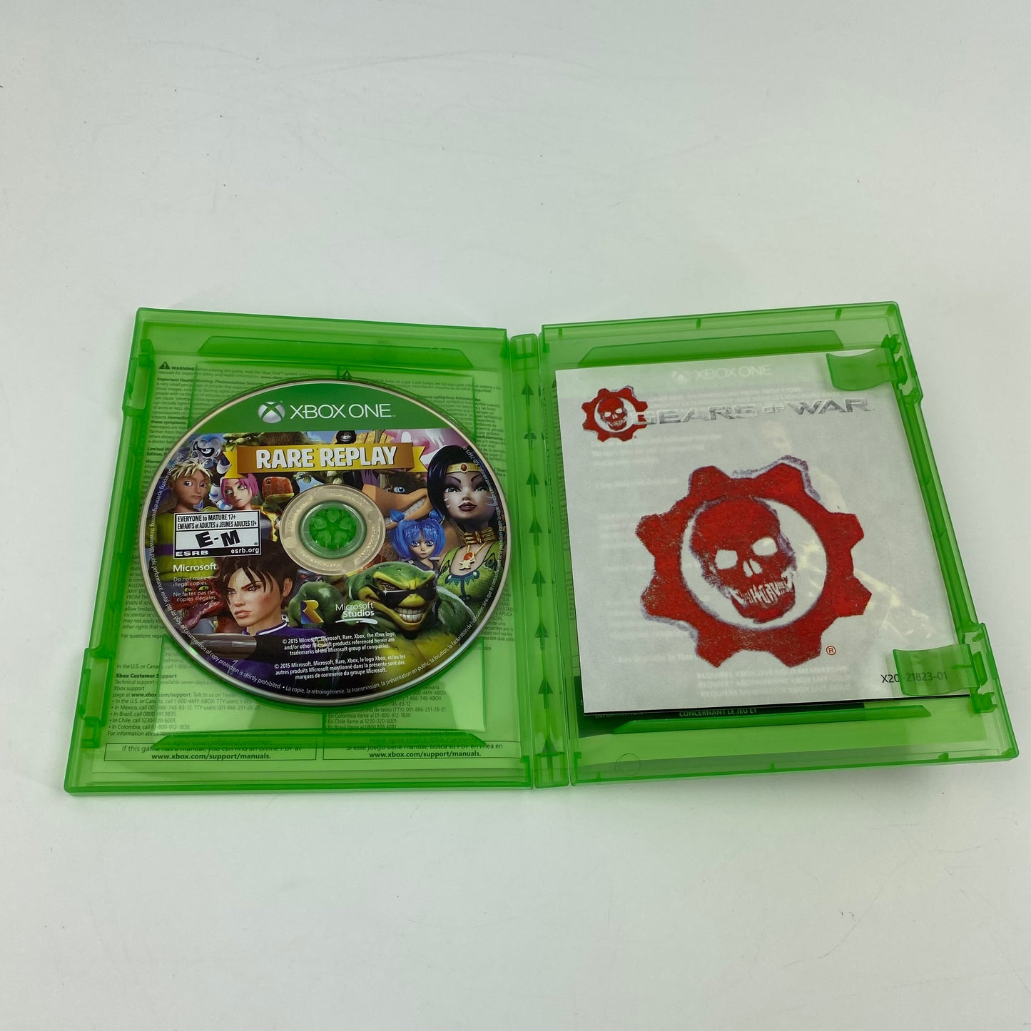 Gears of War Ultimate Edition and Rare Replay  (Microsoft Xbox One,  2015)