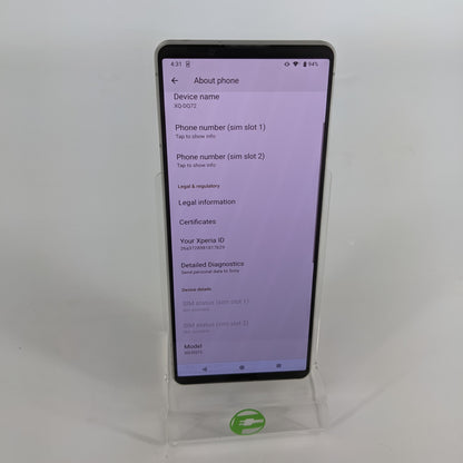 Factory Unlocked Sony Xperia 1 V 512GB Silver XQ-DQ72